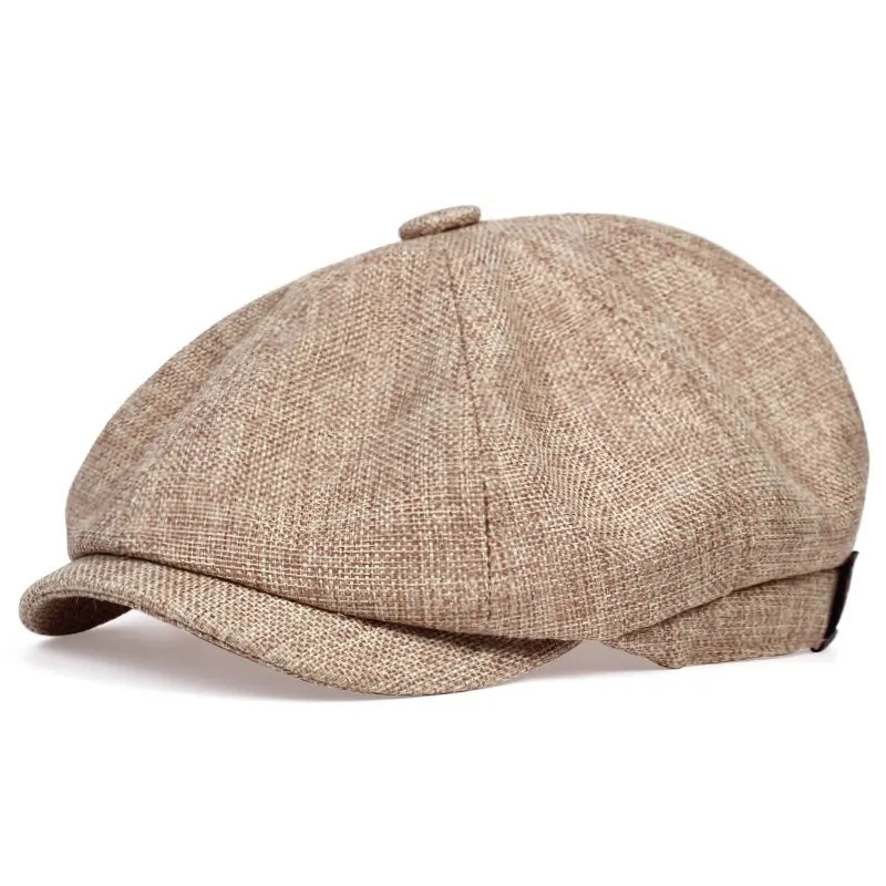 Nieuwe Mode Krantenjongenspet Heren Twill Katoenen Hoed 8-paneels Hoed Baker Caps Retro Gatsby Hoeden Casual Merk Cap Baret voor schilder hoed