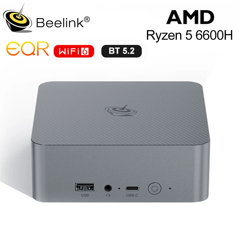 Beelink SER7 Ryzen7 7840HS TDP Upto 65W Mini PC DDR5 32GB SSD 500GB NVME SSD SER6 6900HX EQR6 6600HX 7735HS Gaming Mini Computer