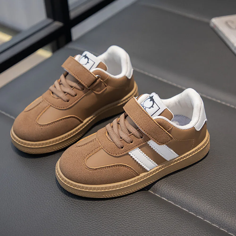 ฤดูใบไม้ผลิเด็กรองเท้าเทนนิสสไตล์เกาหลีแฟชั่นเด็กกีฬารองเท้าลื่น Soft-soled รองเท้าผ้าใบสําหรับเด็ก