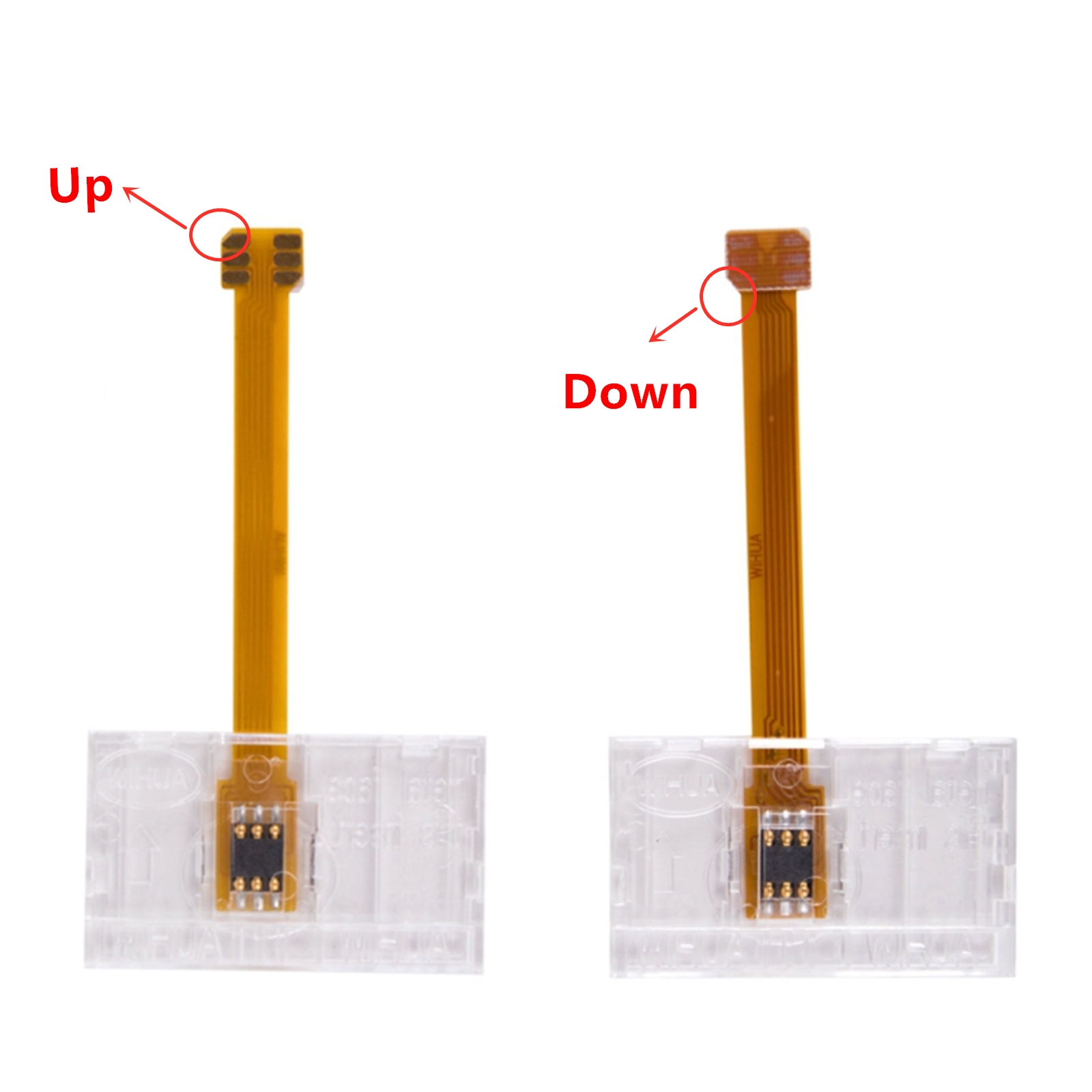 Duży konwerter kart inteligentnych do pionowego Adapter do kart Nano Sim SIM 4FF, kabel soft FPC 4FF 10.8cm