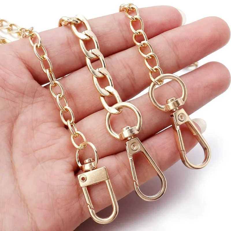 Accessori per catene in metallo Borsa da polso portatile a tracolla Tracolla a catena Accessori per bagagli di ricambio Decorazione versatile