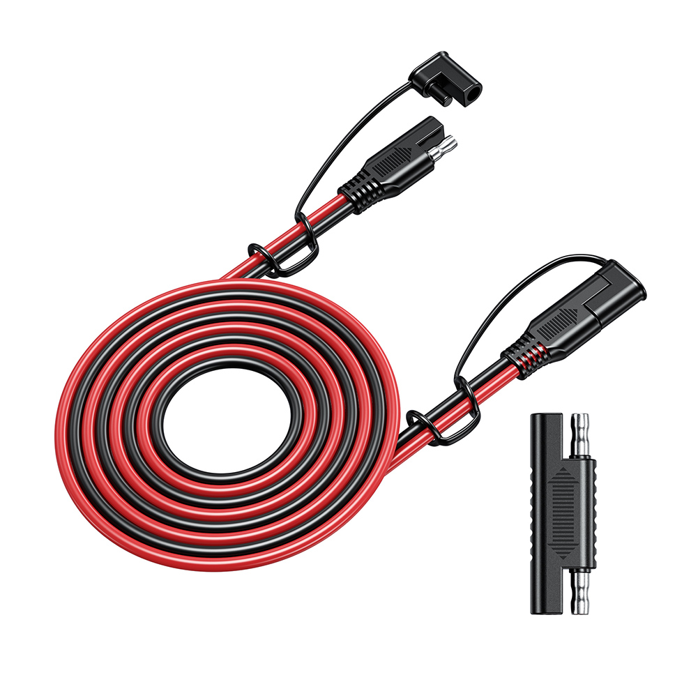 Cabo de extensão de carro, conexão rápida, cabo de carregamento de bateria sae para sae 12v-36v, bateria solar automática, conector de cabo de alimentação sae