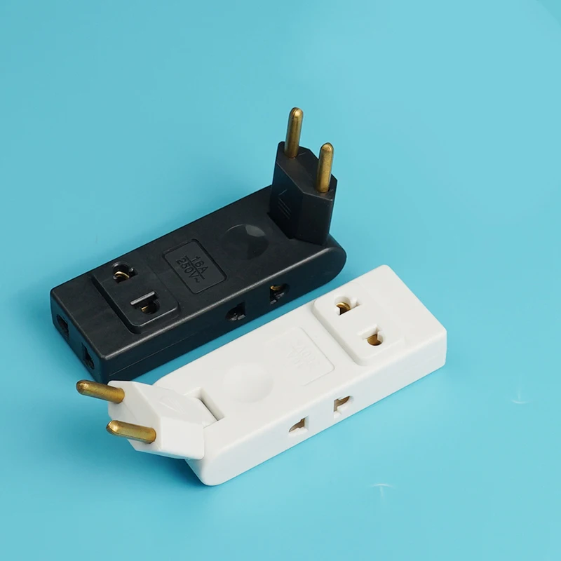4-in-1-Steckdosenverlängerung, EU-Steckdose, 180-Grad-Stecker, Adapter, Kanada, Mexiko, Reiseadapter, tragbarer Stromkonverter