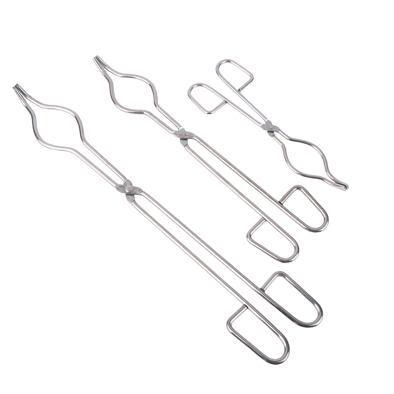 Professionele roestvrijstalen smeltkroestang Grafietsmeltanghouder Verchroomde bekerklemmen