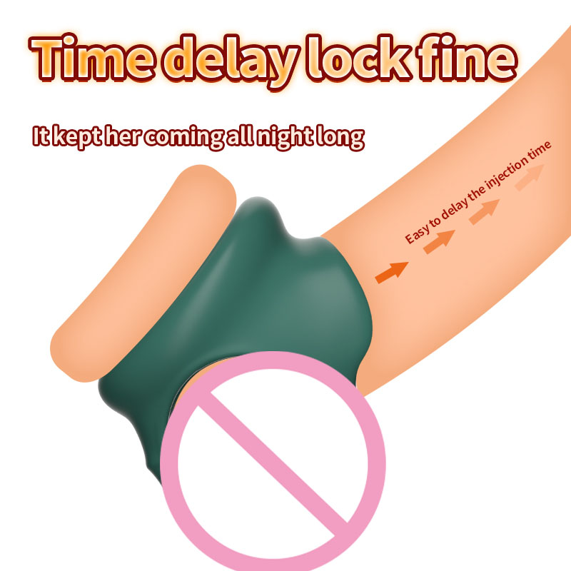Reusable Penis Ring Silicone Semen Lock Ring Delay Ejaculation Time Lasting Cock Ring Sex Toys For Men Couples Adult Products