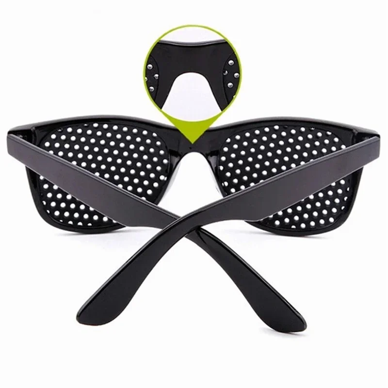 Vision Care Tragbare Korrekturbrille Improver Stenopeic Pinhole Pin Hole Brille Anti-Müdigkeit Augenschutz Oculos De Grau