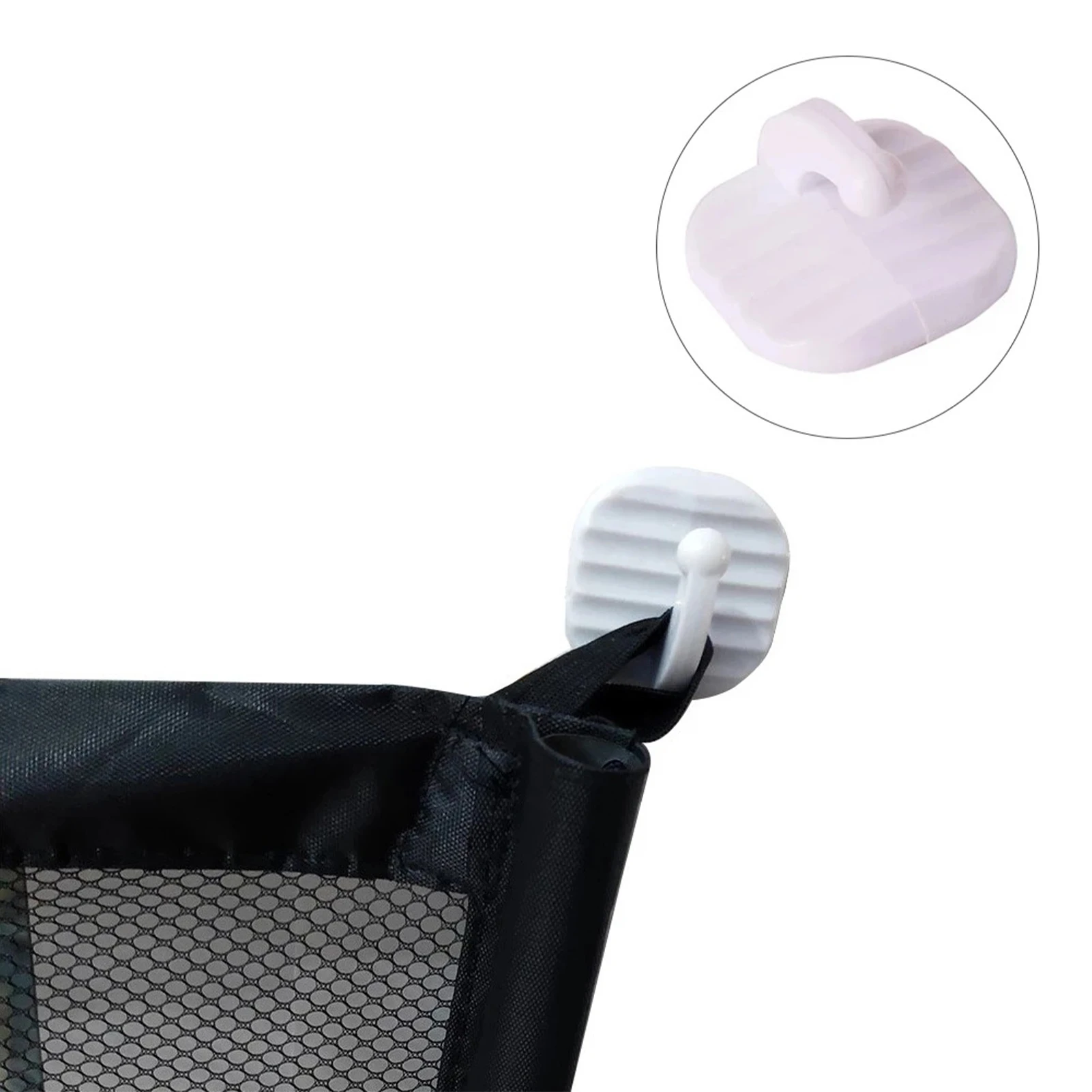 Có Thể Thu Vào Cho Bé Hàng Rào Chắn Gấp Gọn An Toàn Cho Bé Cổng Với 4 Móc Lưới Nylon Di Động Chốt Cửa Bảo Vệ Thú Cưng Cô Lập Lưới