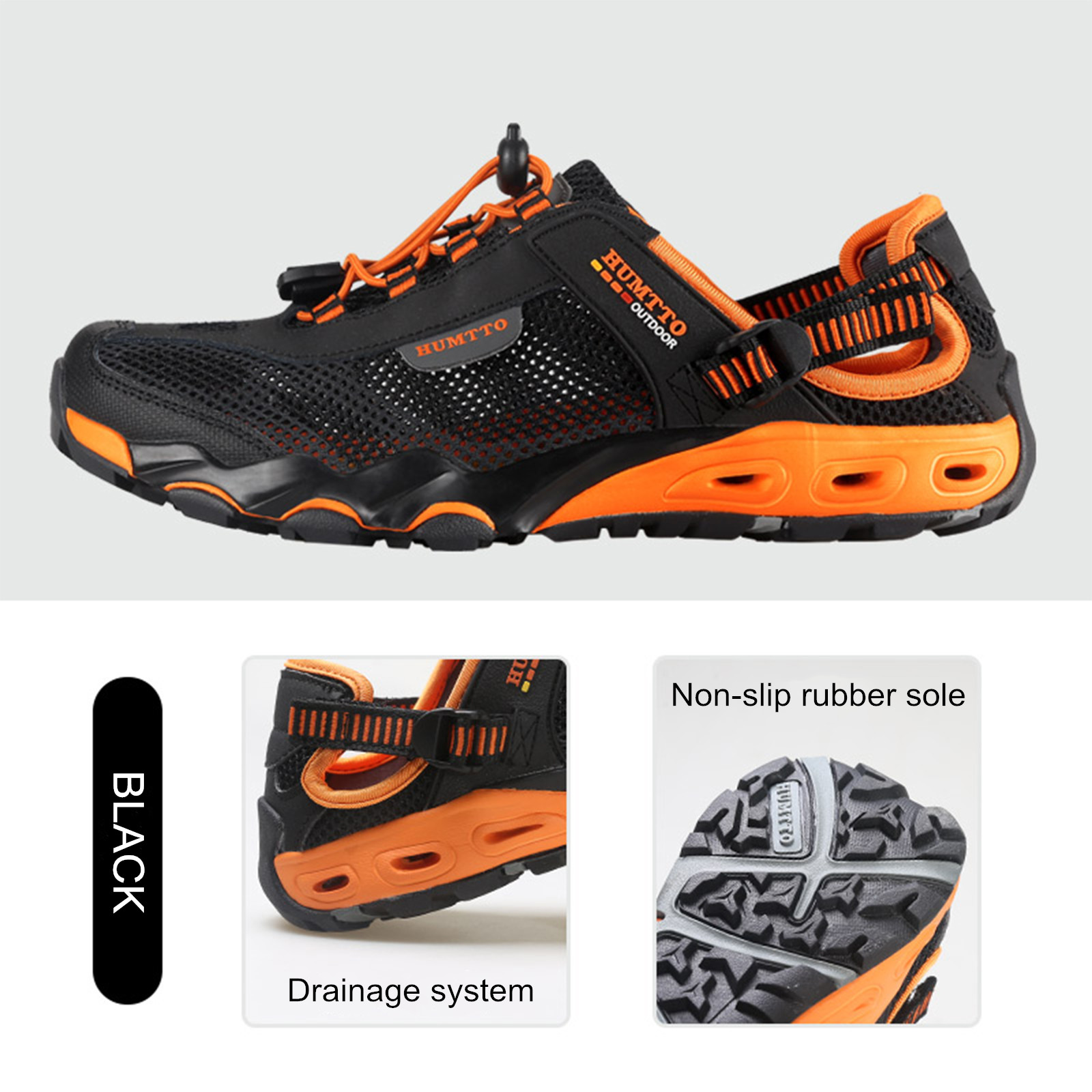 HUMTTO-Chaussures de Randonnée d'Été pour Homme et Femme, Baskets de Trekking en Plein Air, Escalade, dehors, Marche, Sandales de Plage Aquatique