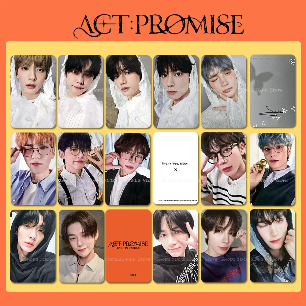 5/9 шт. Kpop фотокарточка SOOBIN World Tour ACT обещание SANCTUARY BEOMGYU TAEHYUN HUENINGKAI ломо-карты МОА фанаты подарок товары
