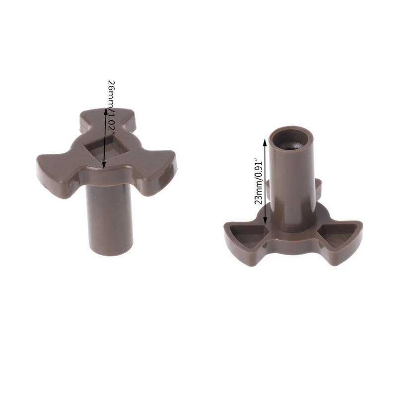 2 Chiếc Đa Năng Lò Sóng Bàn Xoay Khớp Nối Tấm Hỗ Trợ Ổ Đĩa Đứng Cog Dụng Cụ