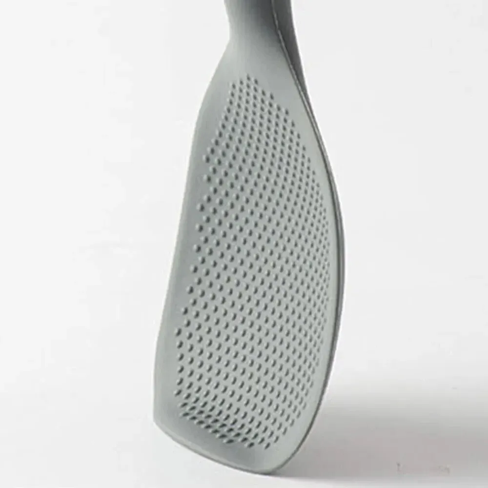 1 PC ช้อนซิลิโคน Non-Stick ทําอาหารช้อน Anti-scalding หม้อข้าวทนอุณหภูมิสูงช้อนทนทาน Gadgets ครัว