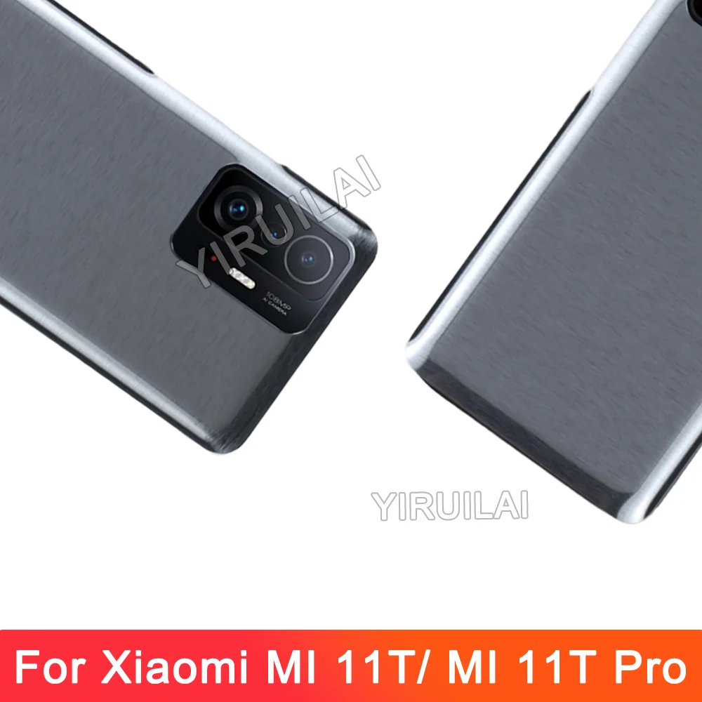 Grade AAA Back Cover Gehäuse mit Kameraobjektiv für Xiaomi MI 11T/ MI 11T Pro Back Gehäuse Back Cover Tür mit Kleber