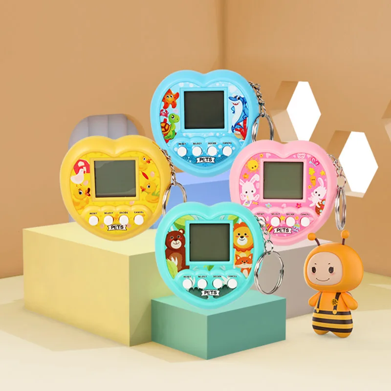 1PC สัตว์เลี้ยงอิเล็กทรอนิกส์ Virtual Nostalgic 168 สัตว์เลี้ยงในหนึ่ง Virtual Cyber Digital สัตว์เลี้ยงของเล่นตลกสัตว์เลี้ยงเล่นของเล่น ﻿