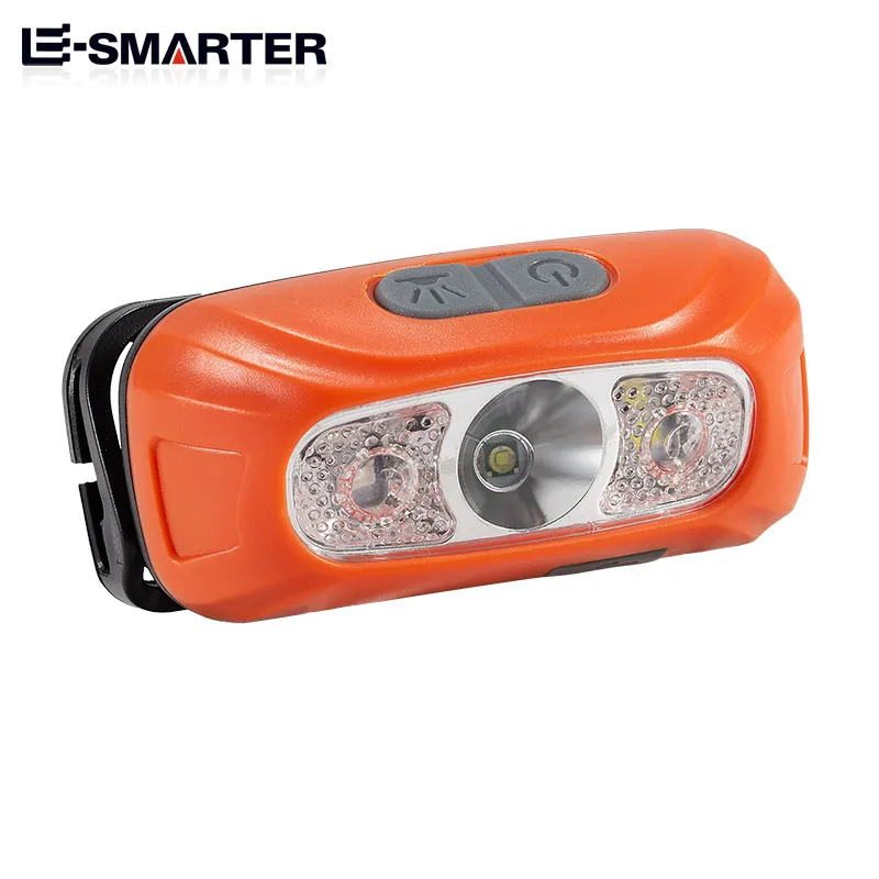 Linterna frontal LED con Sensor, faros recargables de alto brillo COB, resistente al agua, para pesca, Camping, ciclismo, luz frontal de inducción