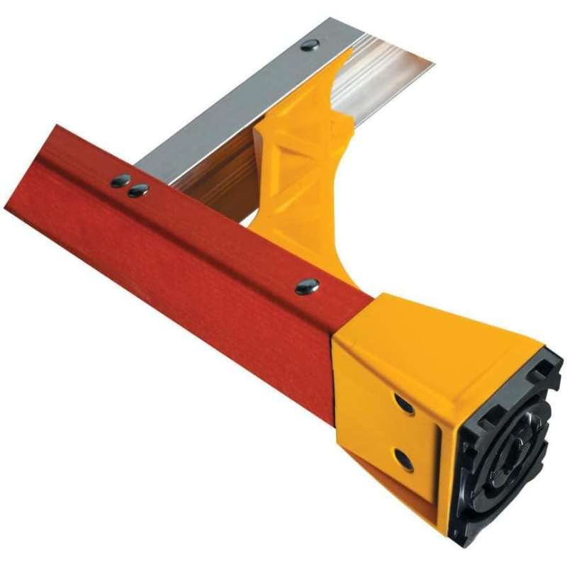 Werner 6204 stepladders, 4' Length, 19.92" Base Width, 7" Height, Orange, 4 Ft
