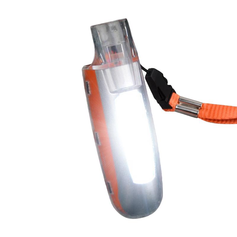   Tipo-c apito de sobrevivência caminhadas 3 modos esportes ao ar livre correndo aviso apito luz sobrevivência apito chaveiro para acampamento