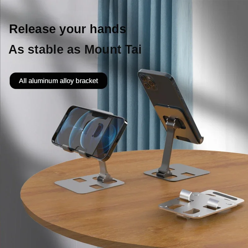 Soporte Universal para tableta portátil de aleación de aluminio para iPad Air Pro Mini soporte para tableta soporte Flexible ajustable para teléfono móvil