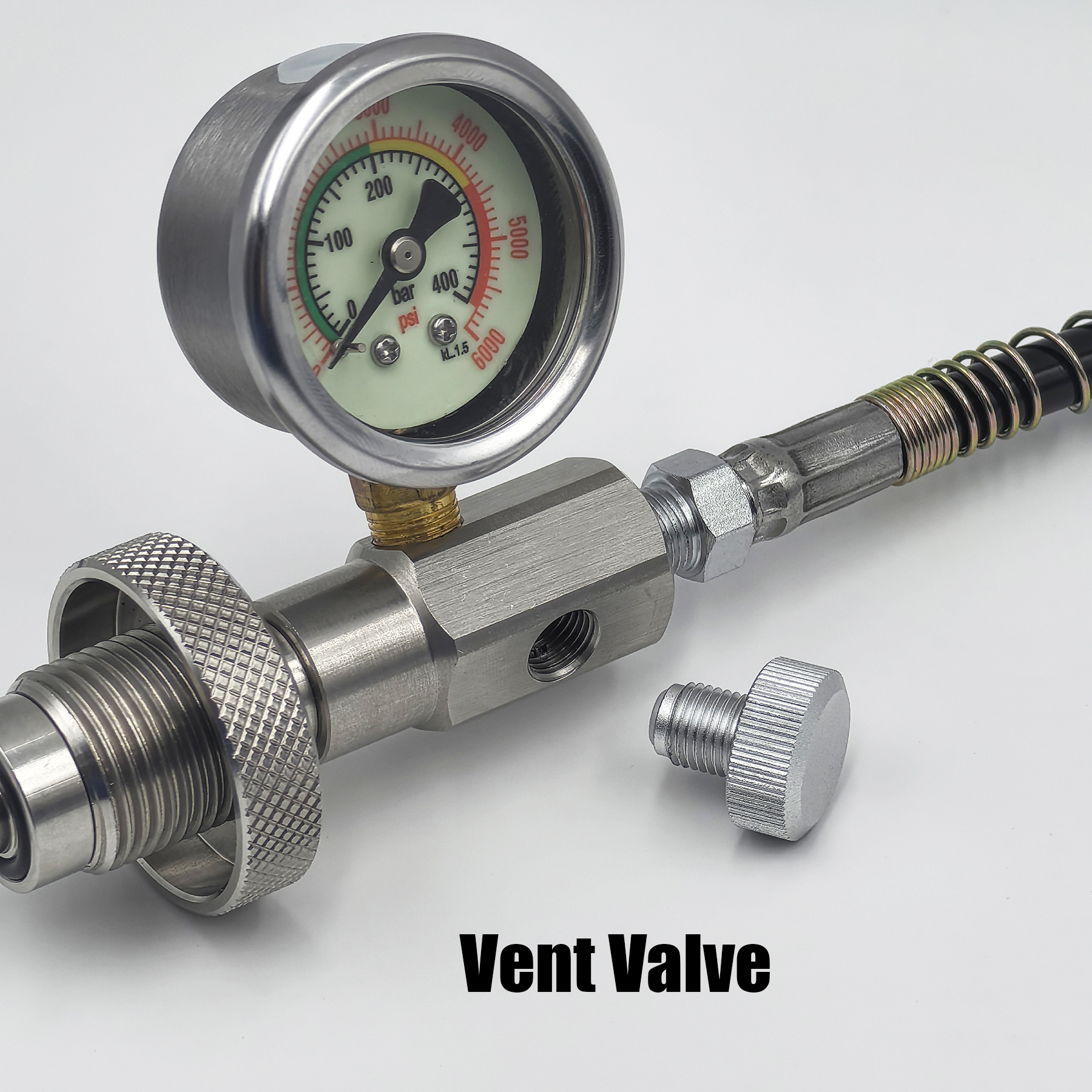 Hpa 4500psi/300bar mergulho de ar din g5/8 conectar estação de enchimento adaptador de carregamento válvula aço inoxidável com mangueira