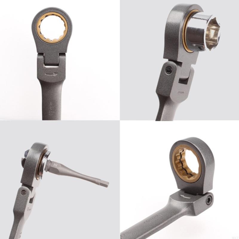 M6CF Mata Obeng Soket Kunci Pas Ratchet Set Kunci Pas Ratchet Multifungsi