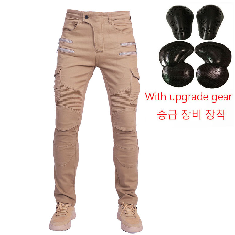 Colección de pantalones vaqueros para Hombre, Vaqueros clásicos UGB06 PK718 PK719 con cremallera, Pantalones para motocicleta, Pantalones para Hombre, pantalones vaqueros con plumas, engranajes