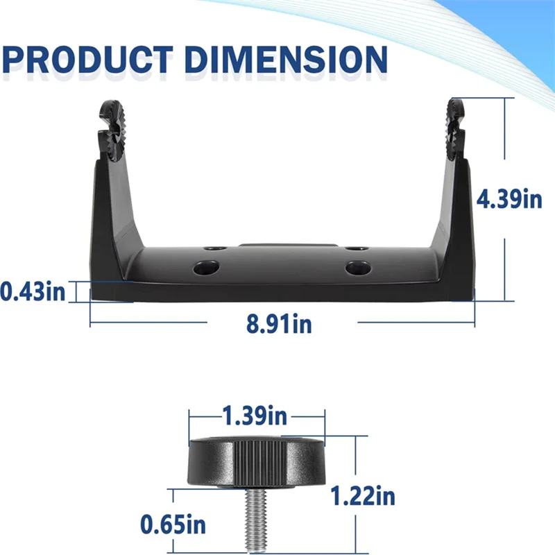 Gimbal suporte de montagem suporte com botões, Lowell HDS-7 Touchscreen modelos HDS Gen3, Gen2 , Elite e gancho 7, 000-11019-001