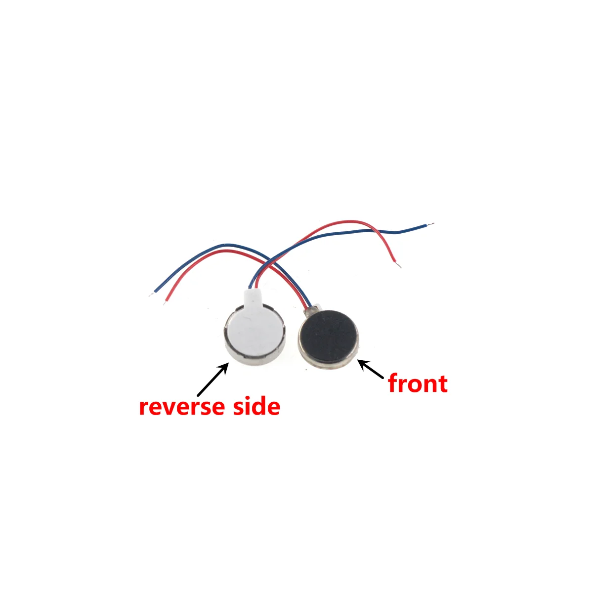 2PCS 0827 1034 1027 1030 Mini Vibration Motors DC 3V Flat Coin Button-Type Micro DC Vibrating Motor For Mobile Cell Phone Pager