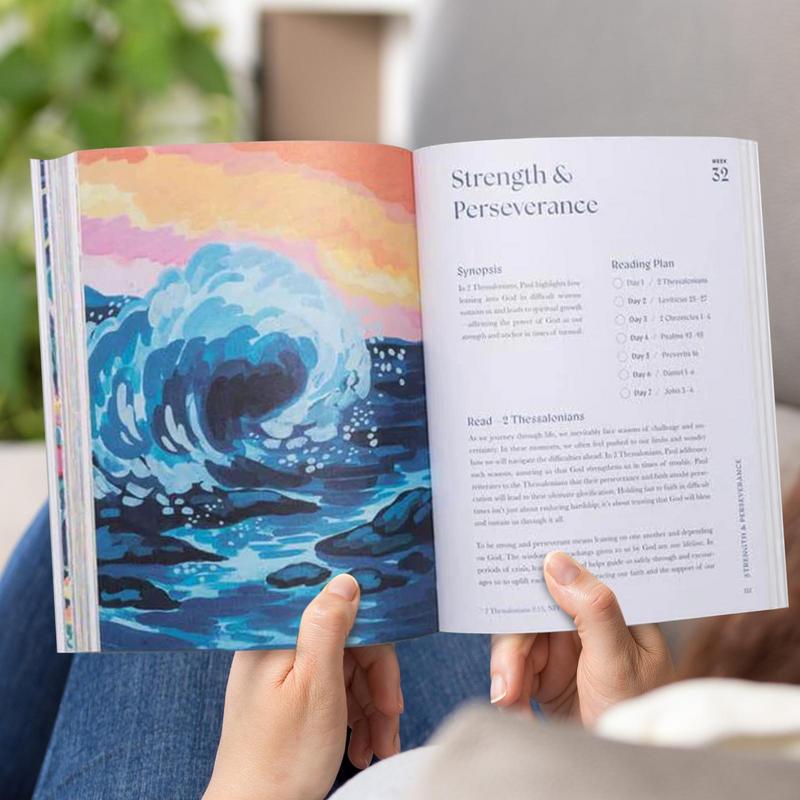 คู่มือการศึกษาพระคัมภีร์ปีที่สวยงามในพระคัมภีร์ผู้หญิง คู่มือการศึกษาพระคัมภีร์ 52 สัปดาห์ การศึกษาพระคัมภีร์สําหรับผู้หญิง 52 สัปดาห์ วารสารคริสเตียน แนะนําการอ่าน