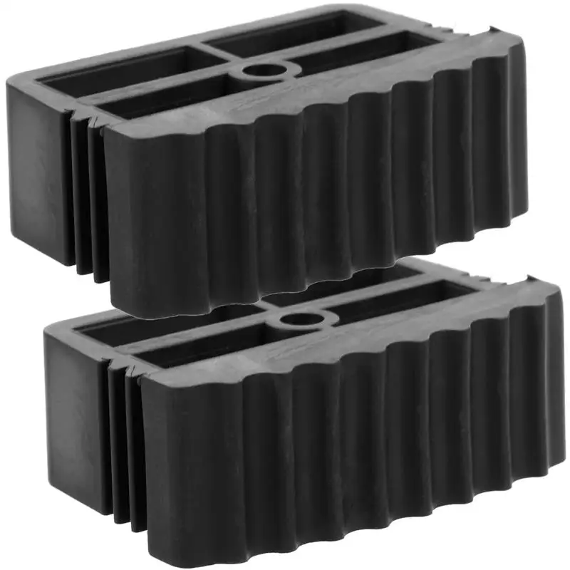 2Pcs Thickened Rubber Ladder Foot Covers Non Slip Floor Protectors Extension Stair Tips Durable Anti Vibration Pads Ladder Parts