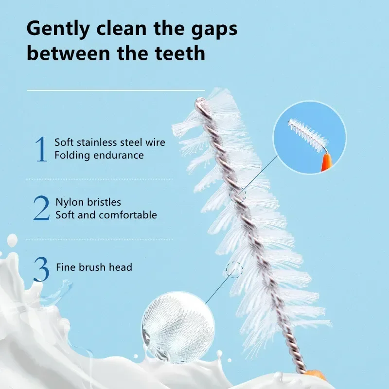 30 Chiếc Bàn Chải Kẽ Răng Chăm Sóc Sức Khỏe Răng Escova Kẽ Răng Sạch Chỉnh Nha Nha Khoa Răng Bàn Chải Dụng Cụ Vệ Sinh Răng Miệng