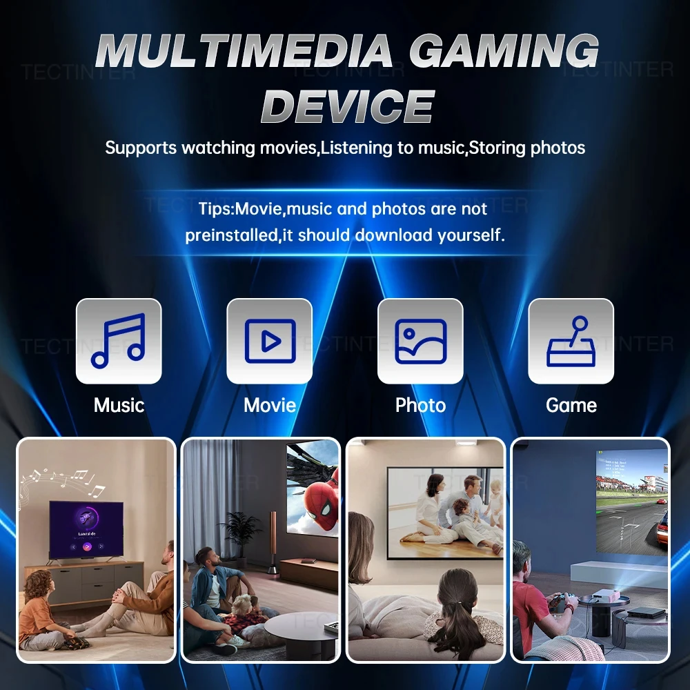 M8 4K HD Retro Game Console 20.000 games Ingebouwde draadloze controller TV Game Stick Handheld
