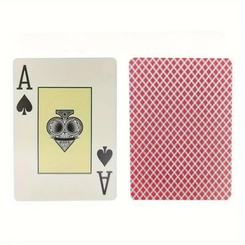 1 Pudełko Uniwersalnych, Wytrzymałych Kart do Gry Baccarat, Texas Poker, Plastikowe Karty do Gry, Wodoodporne, Gładkie Karty do Pokera, Gry Planszowe, Bridge