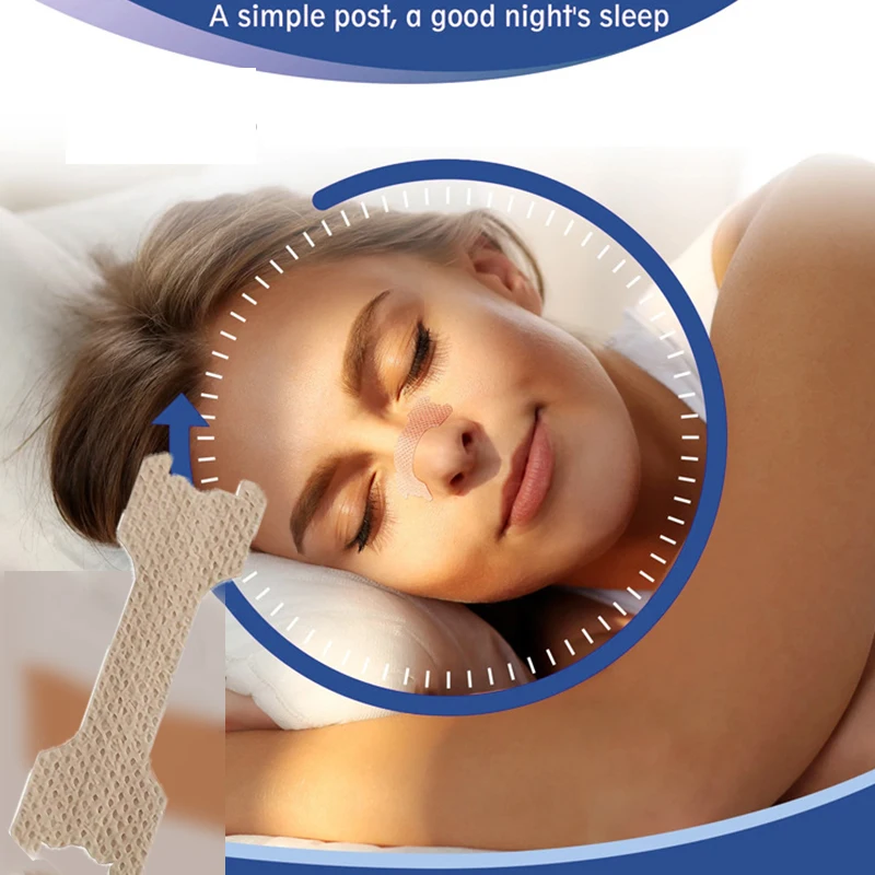 Adults Sleep Snoring Nasal Patch Breathable Nasal Patch Ventilation Nasal Patch Correction Physical Expansion