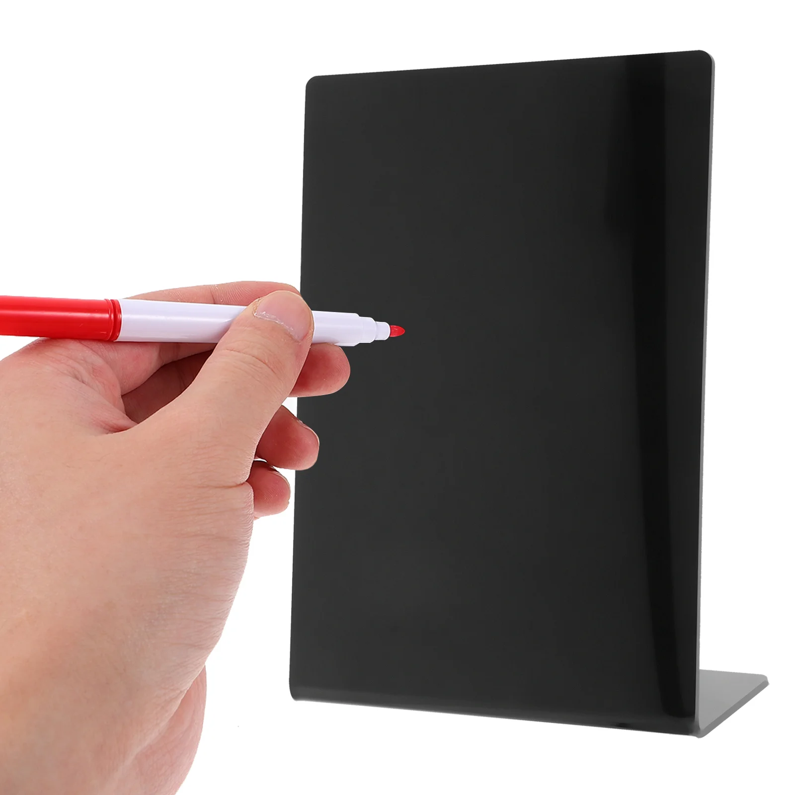 Hand Drawn Small Blackboard Writing Mini Signs Desk Drawing Table Top Chalk Easel Whiteboards Chalkboard Wooden