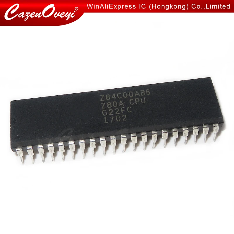 5 unids/lote Z84C00AB6 Z80A CPU DIP-40