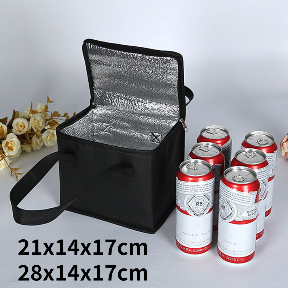 Picknicktasche, große Kapazität, isolierte Aufbewahrungstasche, Lebensmittel-Thermotasche, Isolierung, Reisegetränk, Eisbeutel, tragbare Mittagessen-Kühltasche