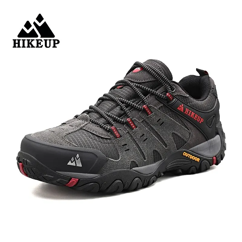 Hikeup herren wanderschuhe wildleder outdoor schuhe verschleiß feste männer trekking wander jagd taktische turnschuhe
