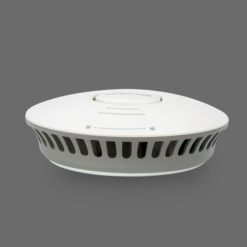 1Pcs Feuer Alarm Rauchmelder Gebaut In Batterie Home Security WiFi Rauch Sensor Tuya Smart Leben APP Benachrichtigung