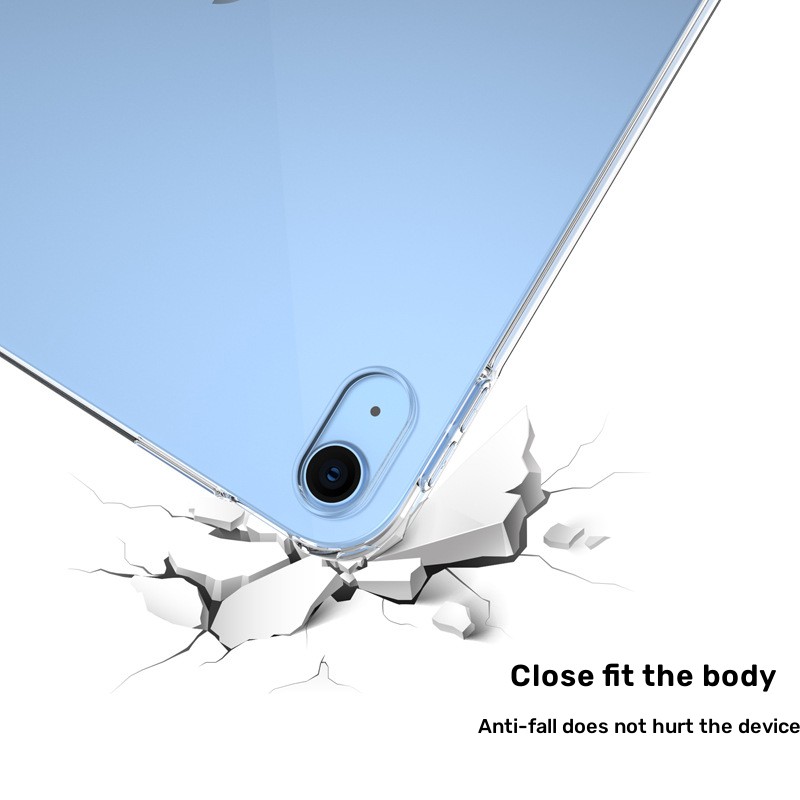 iPad 10th/9th ケース超薄型透明保護ケース iPad Air 5/4 ソフトシリコンカバープロ 11 2022 2021 Funda