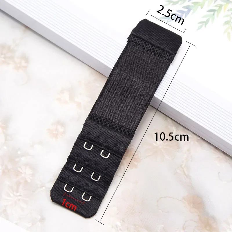 3Pcs/set 2 Hook Bra Extender Women's Elastic Bra Extension Strap Hook Clip Expander Adjustable Belt Buckle Intimates Accessories