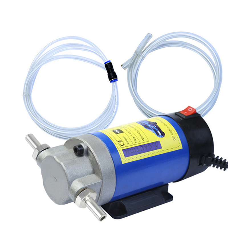 Draagbare Olie Overdracht Pomp 1-4L/min 12V Extractor Vloeistof Zuig Elektrische Verandering Brandstofpomp Sifon Tool voor Auto motorfietsen Boten