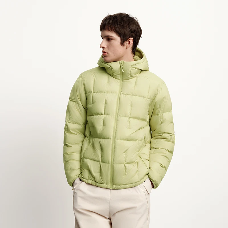 Semir Daunenjacke für Herren, leicht, warm, für den Außenbereich, dreibeständige Oberbekleidung, gesteppte Kapuze, 2025, neue Winterkleidung für Herren