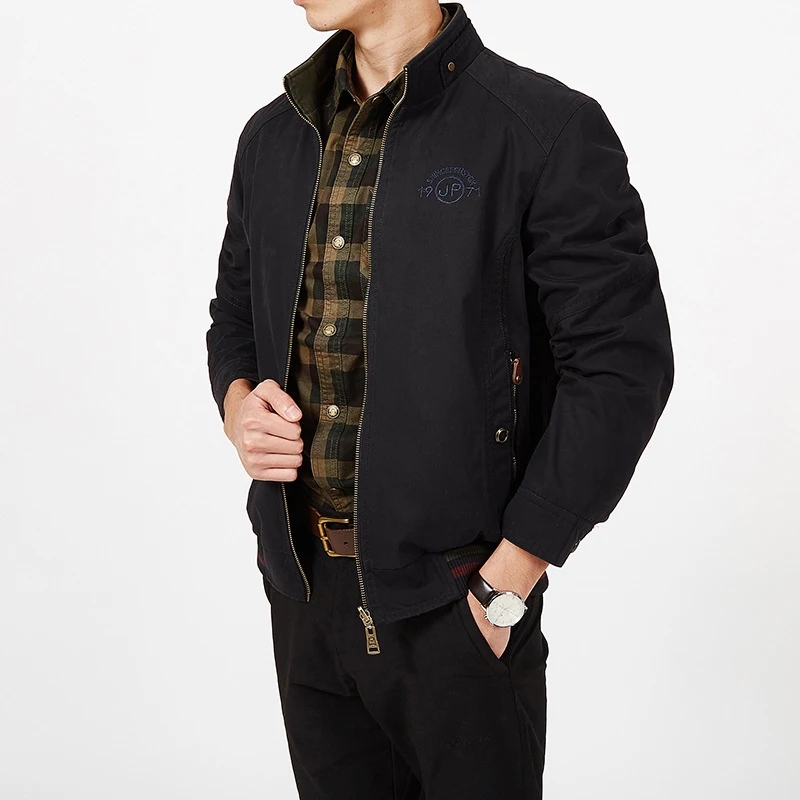 DIMUSI, chaqueta militar de doble cara de otoño para hombre, abrigos de negocios informales de algodón para hombre, chaquetas multibolsillos a la moda para hombre, ropa 8XL