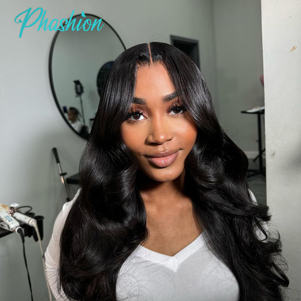 ブラジルの天然かつら,アフリカの女性のための巻き毛,波状,深い波,中央部分,人間の髪の毛,hd, 2x6,アフリカの女性のための