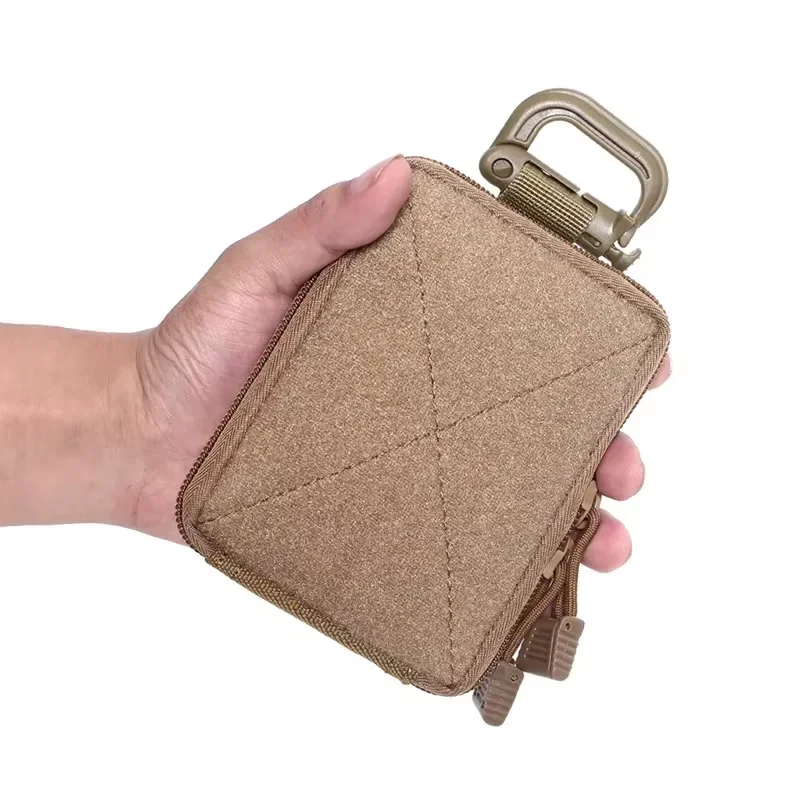 Bolsa portátil para exteriores, billetera pequeña, herramienta Molle, accesorios EDC, riñonera, cinturón, caza, Camping, senderismo, paquete táctico