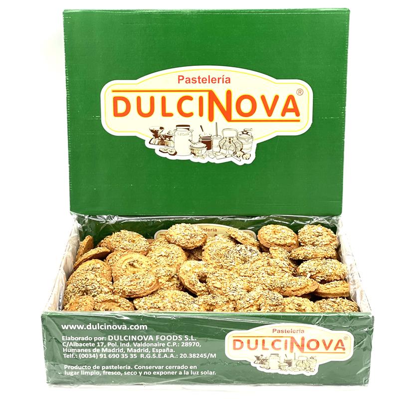 Jesus Pastelaria-Donut Multistereo Branco a Granel, Produtos Dulcinova, 1.9kg