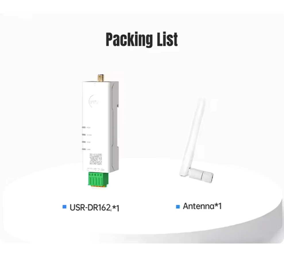 PUSR Serieel naar Dual Band WiFi Converter RS232 naar WiFi Converter Modbus Gateway met MQTT DR162