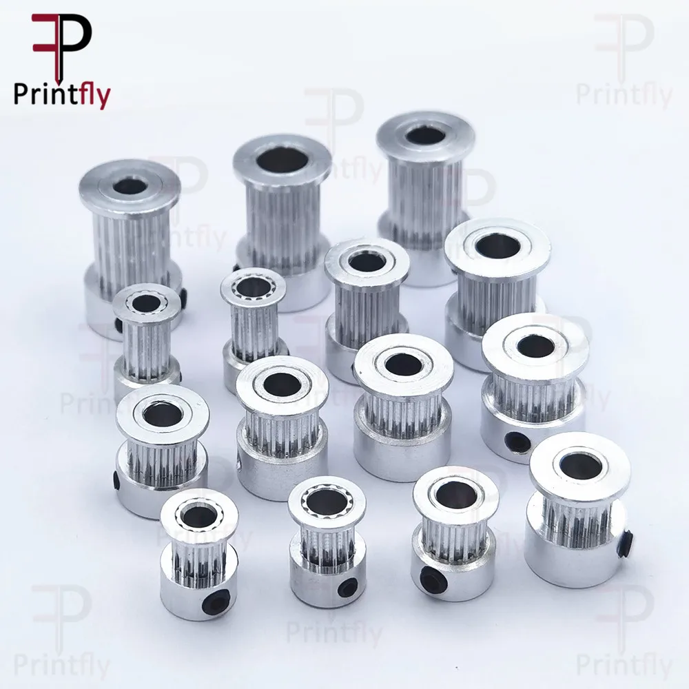 Printfly 2GT 12 14 15 16 17 18 19 20 Răng GT2 Thời Gian Ròng Rọc Cấu Tạo 3.175 4 5 6.35 8mm Một Phần Cho Chiều Rộng 6 10 15Mm Thời Điểm Dây 1 Cái