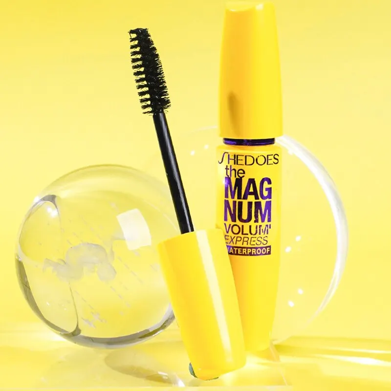 3D Mascara Cílios Longa Duração Grower Natural Impermeável Preto Profissional Cílios Escova Curl Engrossar Alongar Eye Cosmetics