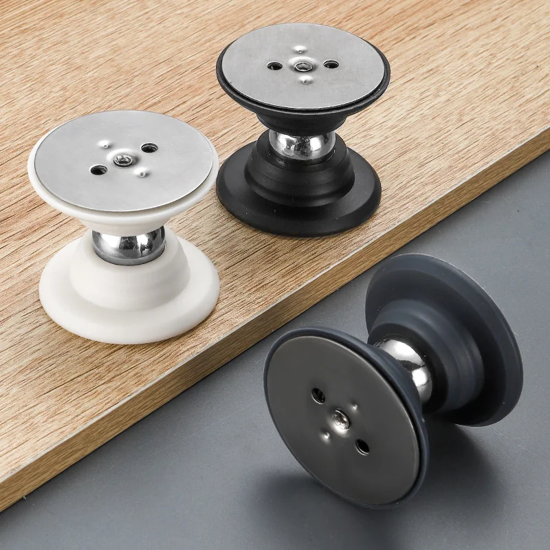 ซิลิโคนประตูดูดโรงแรมในครัวเรือน Strong Magnetic Strong Mute ประตู Touch ซิลิโคน Anti-collision ประตู Stall ประตู