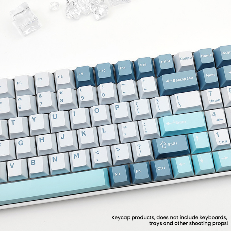 126 teclas doble disparo PBT Cherry Keycaps Teclado de juego mecánico inalámbrico para MX Switch Keycap GMK67 GMK87 GMK61 teclado Keycap